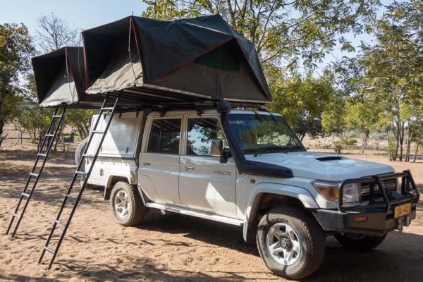 4x4 Car Rental Botswana with Rooftop Tents