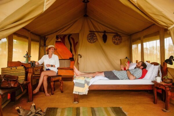 camping in Serengeti
